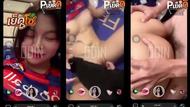 คลิปหลุด ทางบ้าน สาวสวยไลฟ์โชว์เสียวเย็ดกับแฟนหนุ่มและเพื่อนแฟนสวิงกิ้งรุมเย็ดคาเก้าอี้ครางเสียวๆโม็คควยลีลาลิ้นเด็ดจัด